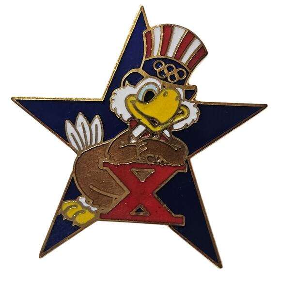 1984 Las Angeles Olympic Game Pin - Picture 1 of 3